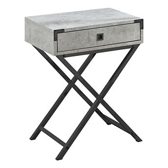 Monarch Cross Leg Accent Table