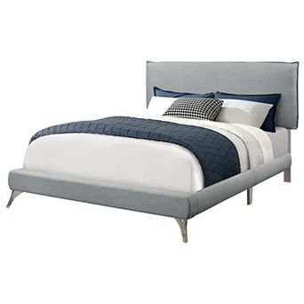 Monarch Upholstered Platform Queen Bed
