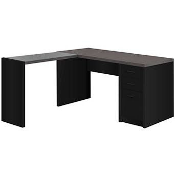 Monarch Full-Panel L-Shape Corner Computer Desk