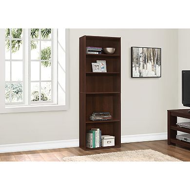 Monarch 72-in. 5-Shelf Bookcase