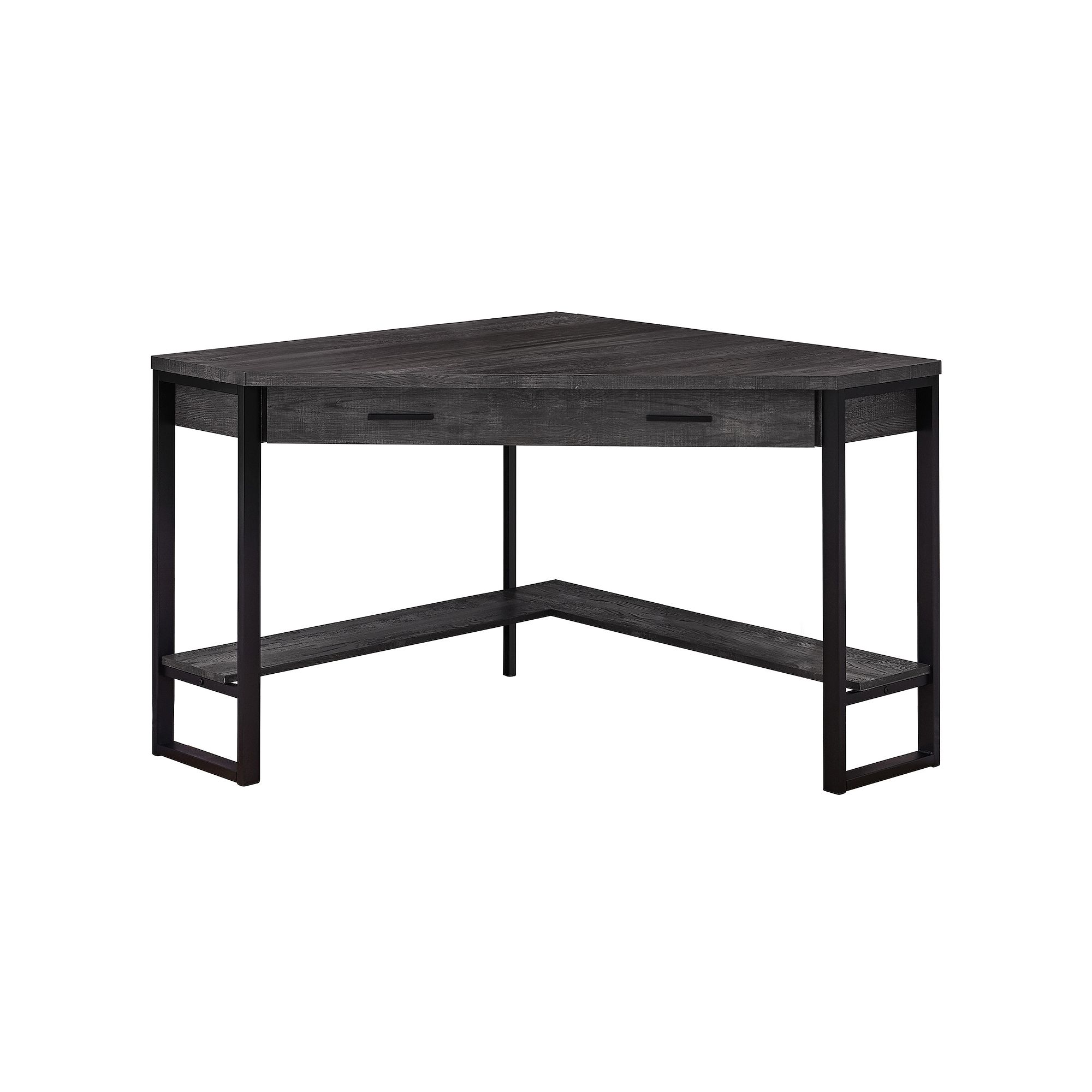 Monarch Angular Corner Computer Desk, Black