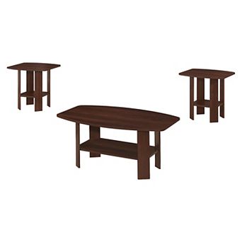 Monarch 3 pc Modern Angled Table Set