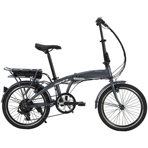 Huffy 20 inch Oslo Folding Aluminum Men s E Bike