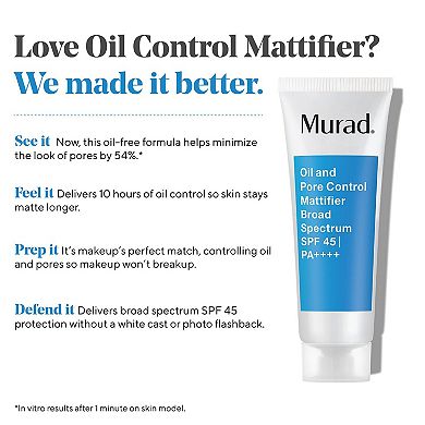 Oil and Pore Control Mattifying Face Sunscreen SPF 45 PA++++