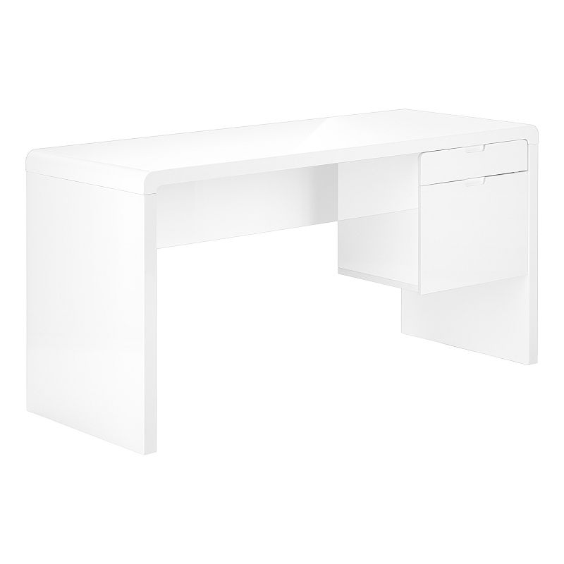 Monarch Computer Desk, White