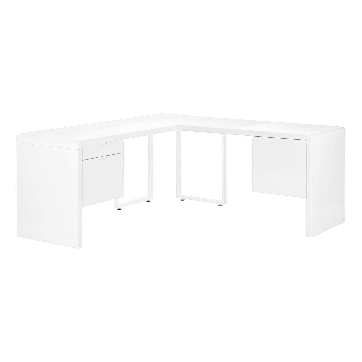 Kohls l deals shaped desk