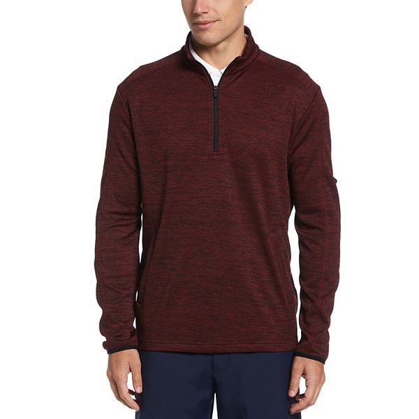 Men's Grand Slam Geo Fleece Quarter-Zip Golf Jacket