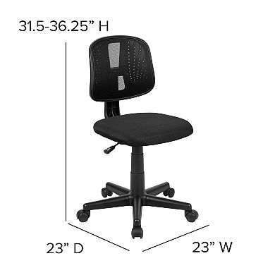 Flash Furniture Mid-Back Mesh Swivel Desk Chair