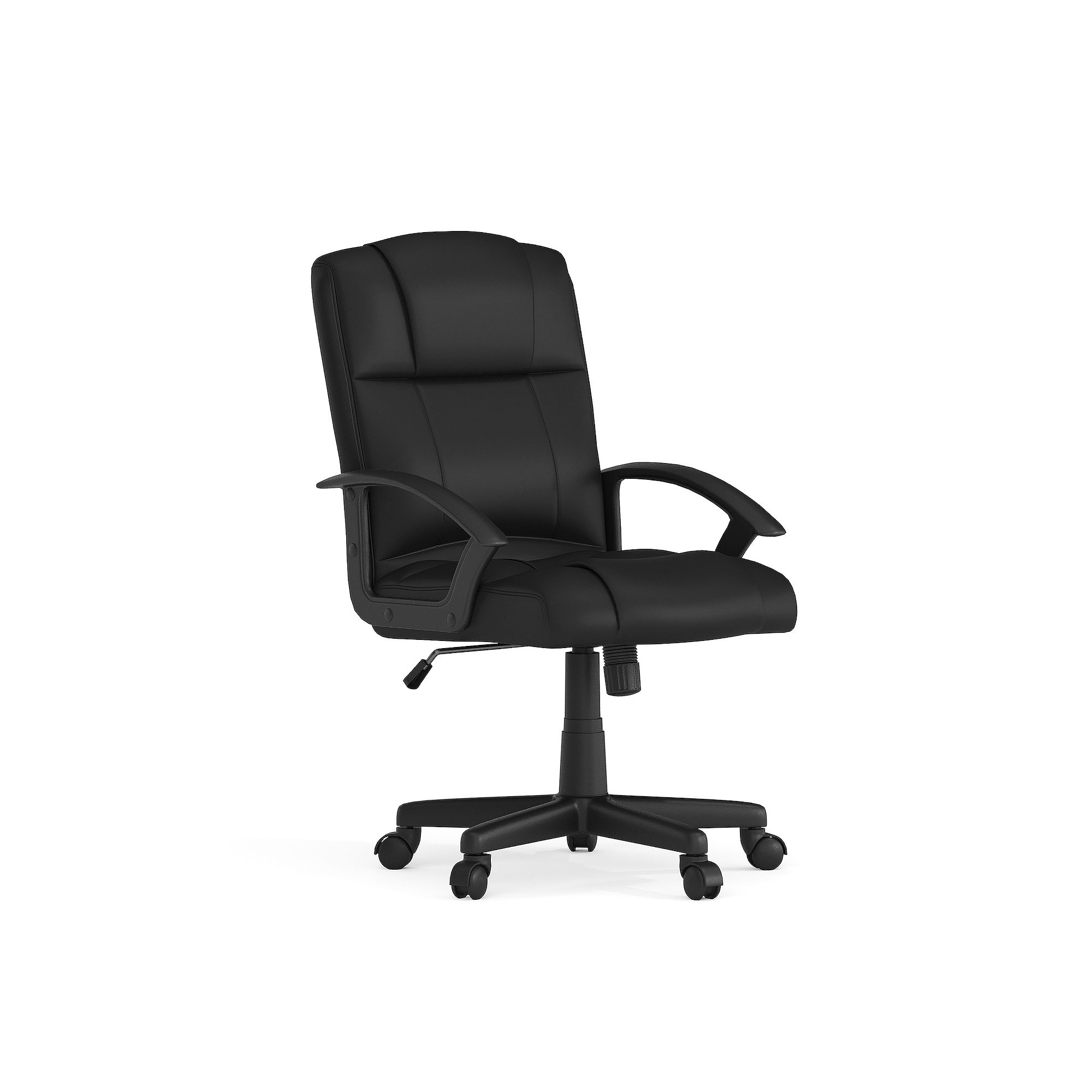 Flash Furniture Mid-Back Padded Desk Chair, Black