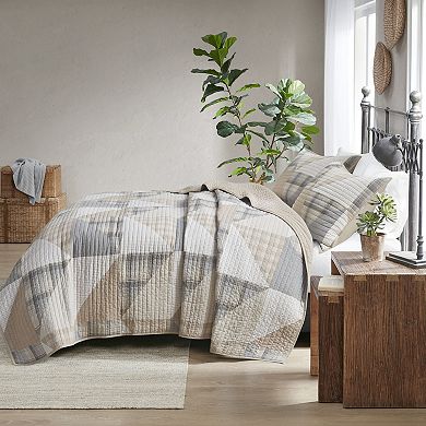 Woolrich Olsen Oversized Cotton Quilt Set With Shams
