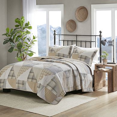 Woolrich Olsen Oversized Cotton Quilt Set With Shams