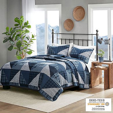 Woolrich Olsen Oversized Cotton Quilt Set With Shams
