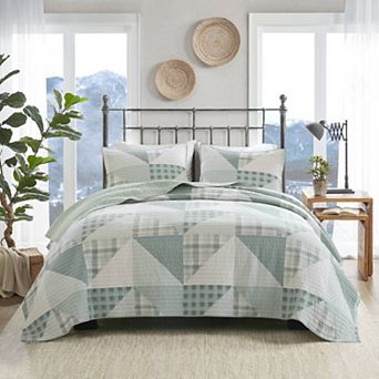 Woolrich Olsen Oversized Cotton Quilt Set With Shams