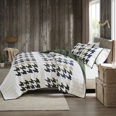 Woolrich Hudson Oversized Cotton Quilt Set With Shams
