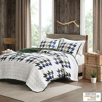 Woolrich Hudson Oversized Cotton Quilt Set With Shams