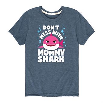 Boys 8-20 Dont Mess With Mama Shark Graphic Tee