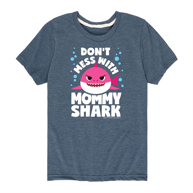 Boys 8-20 Dont Mess With Mama Shark Graphic Tee, Boys, Size: Small, Med Bl