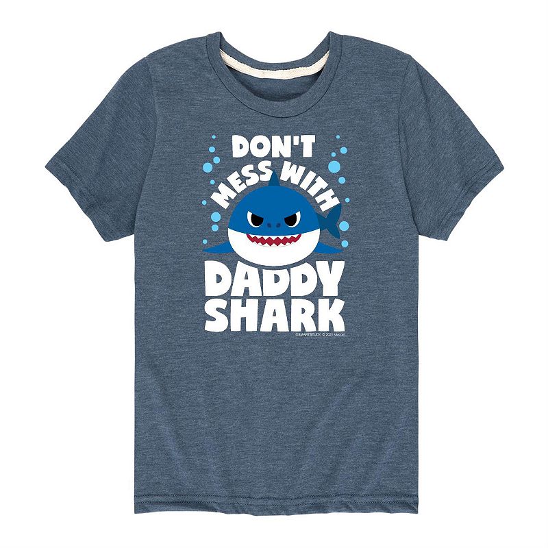 Boys 8-20 Dont Mess With Dadday Shark Graphic Tee, Boys, Size: Small, Med 