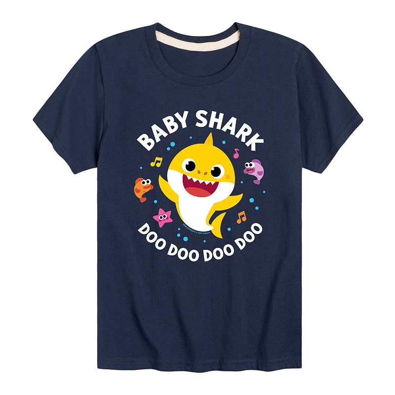 Boys 8-20 Baby Shark Doo Doo Graphic Tee, Boys, Size: Small, Blue