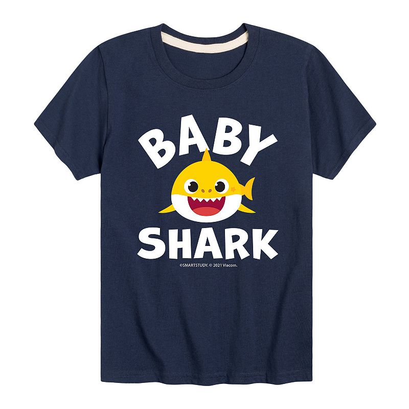 Boys 8-20 Baby Shark Graphic Tee, Boys, Size: Small, Blue