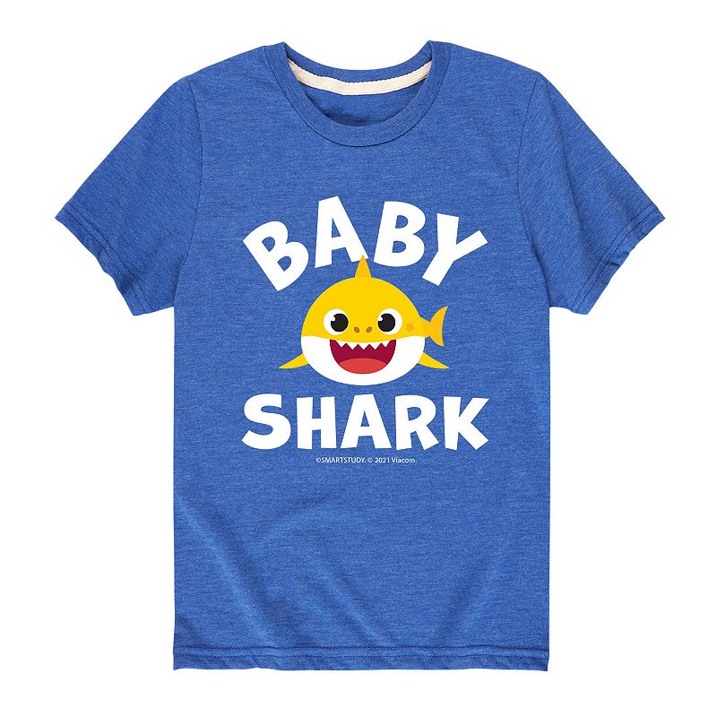 Boys 8-20 Baby Shark Graphic Tee, Boys, Size: Small, Med Blue