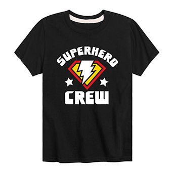 Boys 8-20 Superhero Crew Graphic Tee