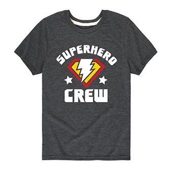 Boys 8-20 Superhero Crew Graphic Tee