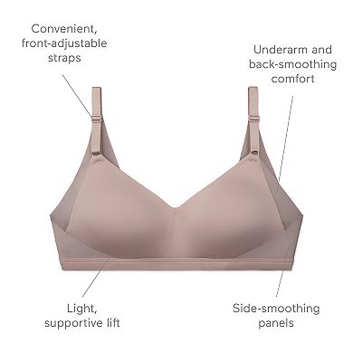 Warners No Side Effects® Underarm and Back-Smoothing Comfort Wireless Lift T-Shirt Bra RN2231A