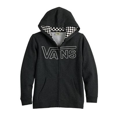 Boys 8 20 Vans Fleece Zipper Hoodie