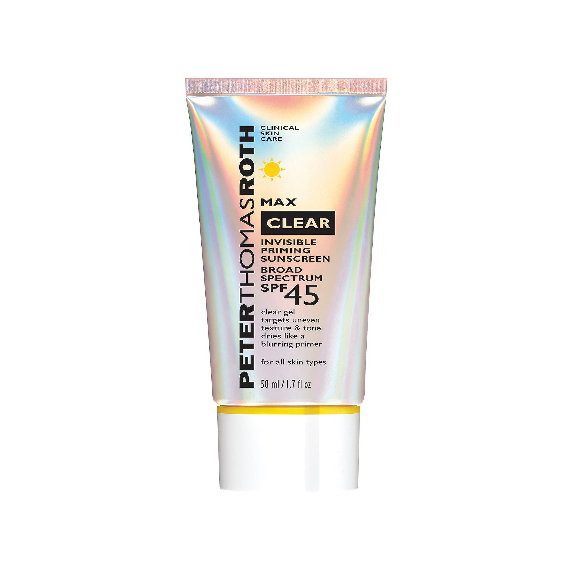 Peter Thomas Roth Max Clear Invisible Priming Sunscreen Broad Spectrum SPF 