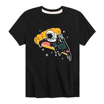 Boys 8-20 Space Pizza Bed Graphic Tee