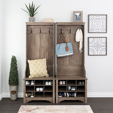 Prepac Narrow 9-Cubby Hall Tree Entryway Cabinet