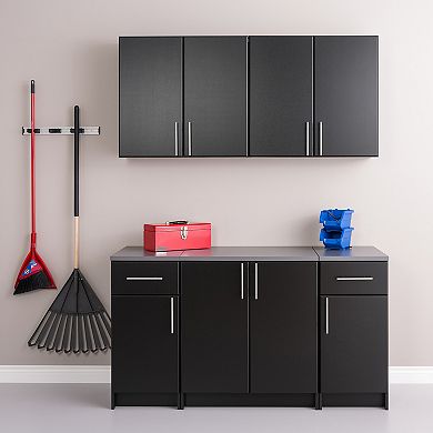 Prepac Elite B 64-in. Storage Cabinet & Wall Cabinet 5-piece Set
