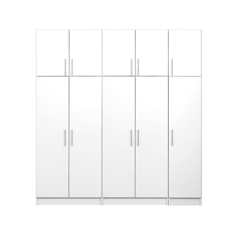 Prepac Elite C 80-in. Storage Cabinet 6-piece Set, White