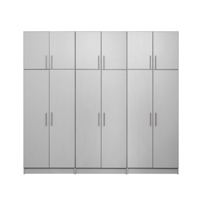 Prepac Elite D 96-in. Storage Cabinet 6-piece Set, Grey