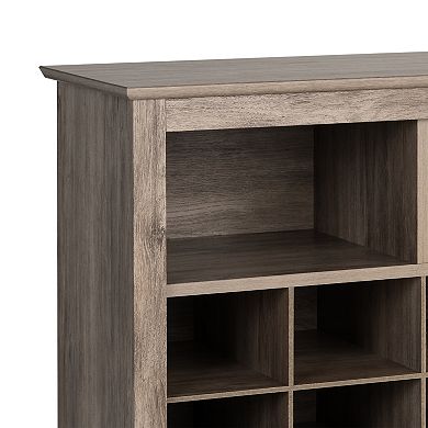 Prepac Shoe Cubby Console Table