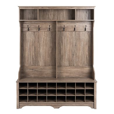 Prepac Wide Hall Tree Storage Cabinet