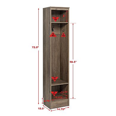 Prepac Narrow Entryway Organizer