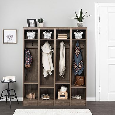 Prepac Narrow Entryway Organizer 4-piece Set