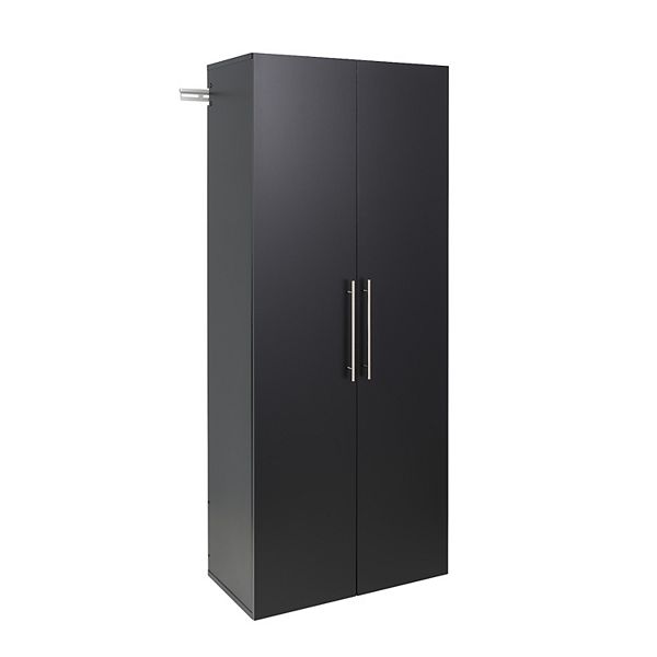 Hangups Shoe Storage Cabinet Black - Prepac: Wall Mounted, 40 Cubbies, Adjustable Shelves