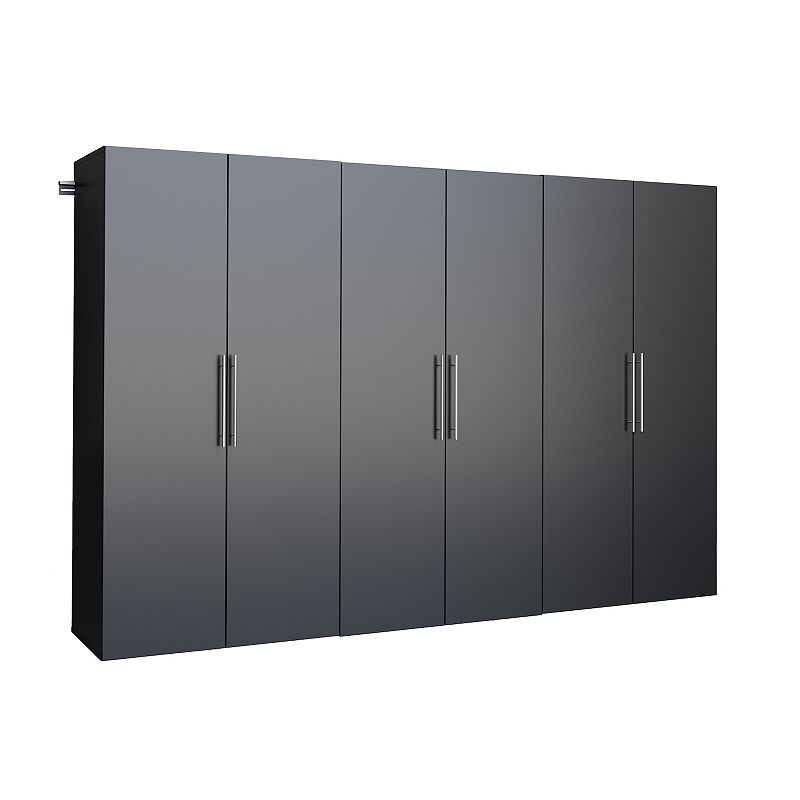 Prepac HangUps K 108-in. Storage Cabinet 3-piece Set, Black
