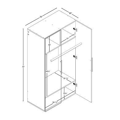 Prepac HangUps Wardrobe Wall Decor