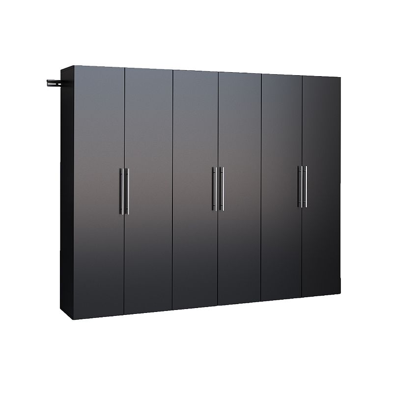 Prepac HangUps J 90-in. Storage Cabinet 3-piece Set, Black