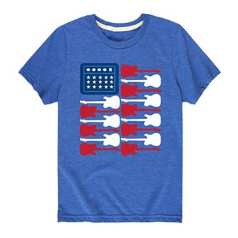 Boys 8-20 Rock N Roll Flag Graphic Tee