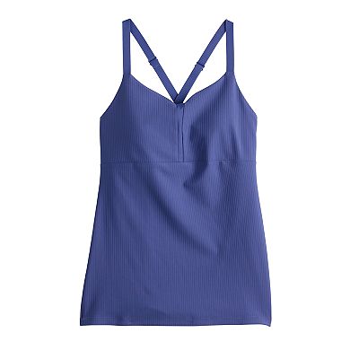Women's Tek Gear® Ribbed Crisscross Tank