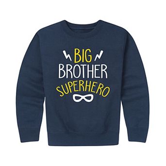 Boys 8-20 Big Brother Superhero Crew Fleece Sweatshirt