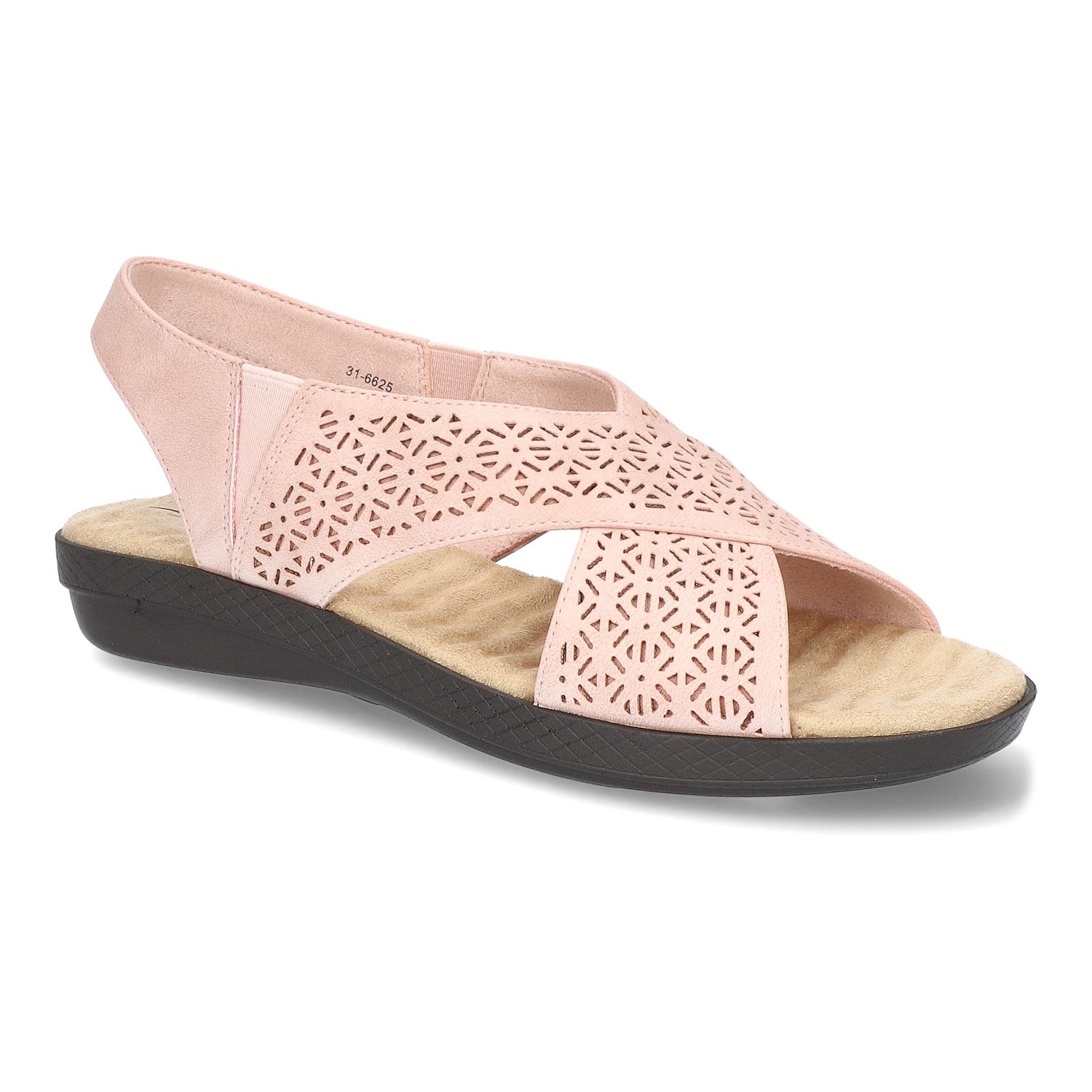 (取寄) イージーストリート レディース クローディア Easy Street women Easy Street Claudia Blush Easy Street Claudia Women's Slingback Sandals