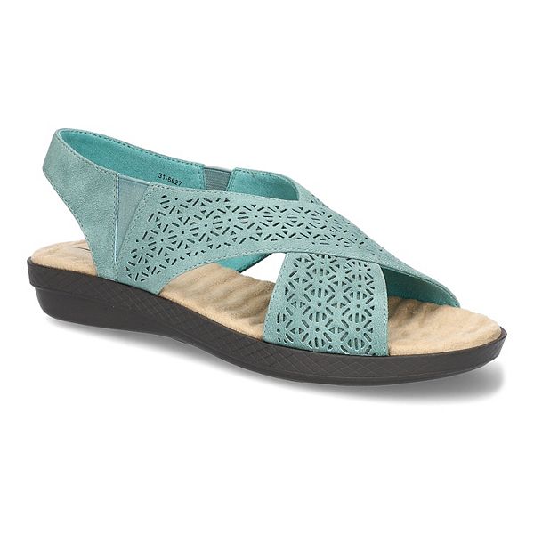 Easy Street Claudia Women's Slingback Sandals - Turquoise (7)