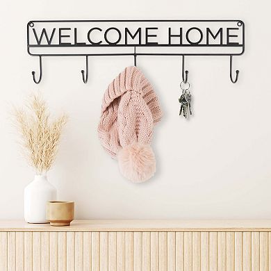 Sonoma Goods For Life Welcome Home 5-Hook Wall Decor