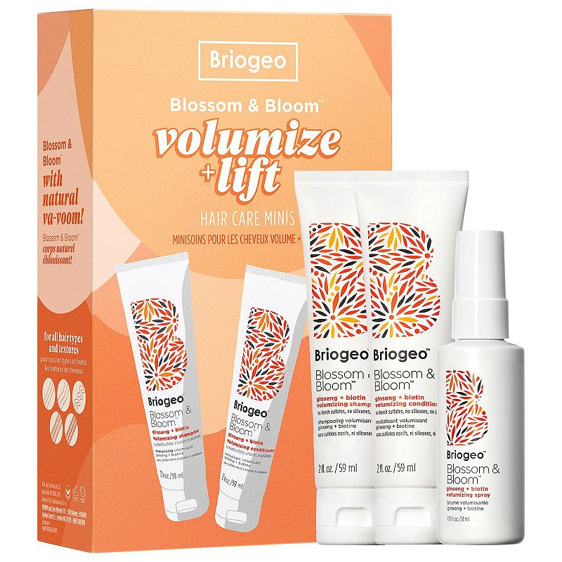 Blossom & Bloom Volumize + Lift Hair Care Travel Kit, Multicolor